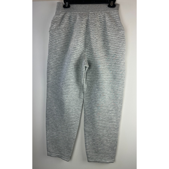 Athleta Ribbed Ottoman Sweatpants Gray Sweats Athleisure Plush Cozy Comfort XS - Picture 7 of 7